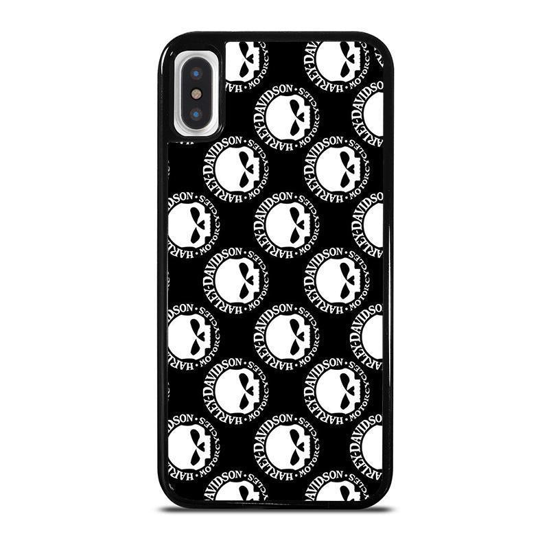Harley Davidson Skull Collage Iphone X Xs Case Best Custom Phone Cover Cool Personalized Design Favocase