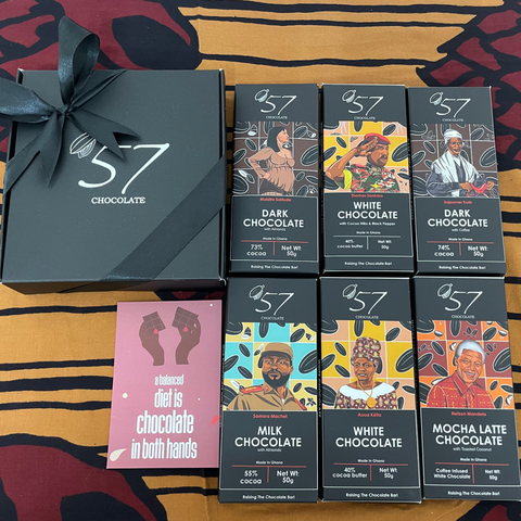 African Excellence Gift Box by '57 Chocolate