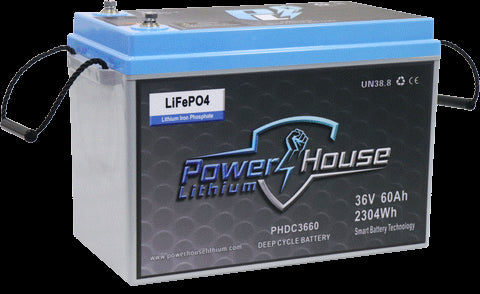Powerhouse Lithium Deep Cycle Battery 12V 60AH - American Legacy