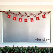 Load image into Gallery viewer, Charming Christmas Banner Blue/Red
