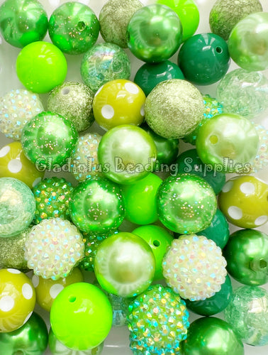 50 Qty 20mm St. Patrick lV Theme Mixed Beads - Acrylic Solid Beads - C –  Gladiolus Beading Supplies LLC