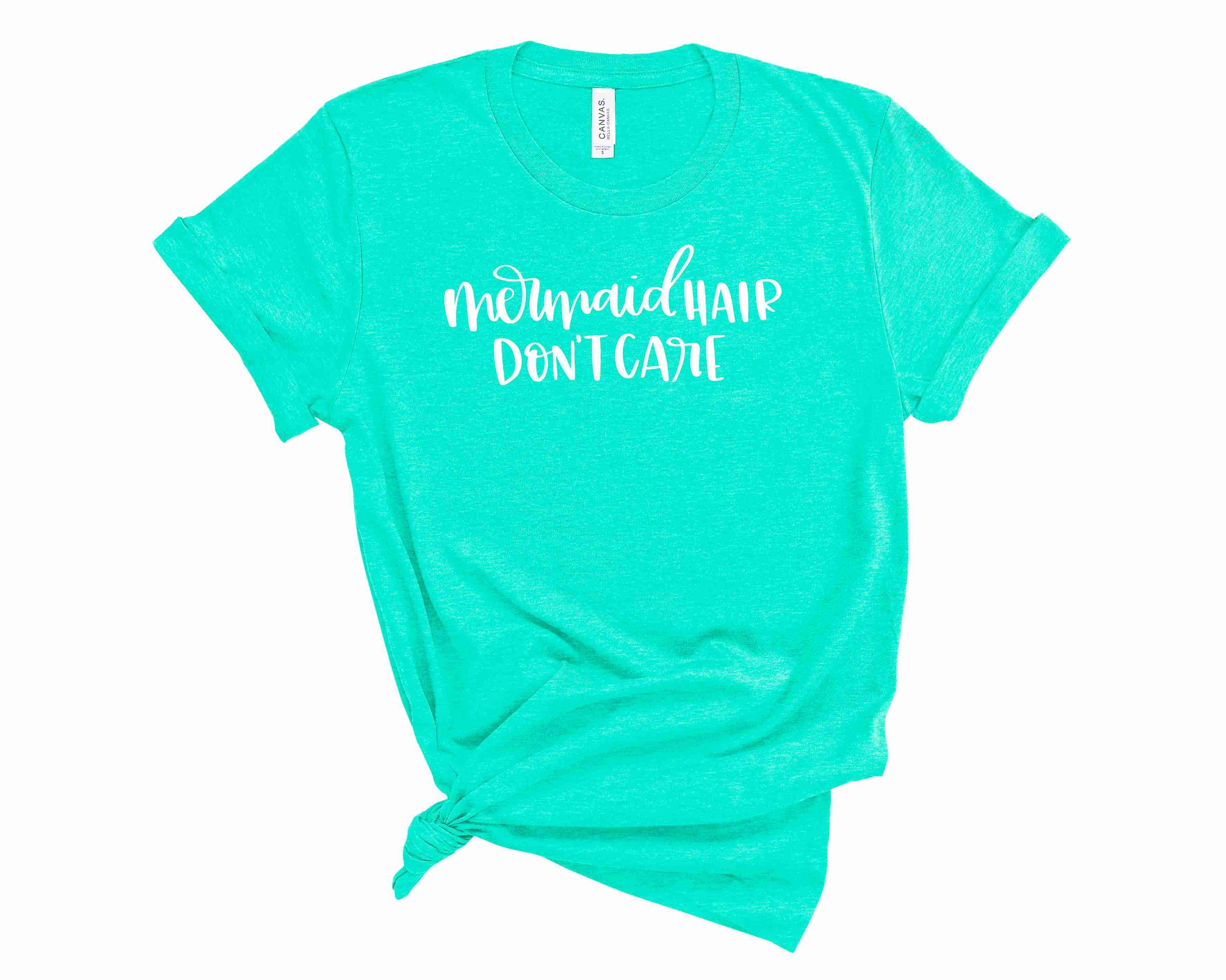 mermaid hair don't care - Graphic Tee - Sticker Doodles product image