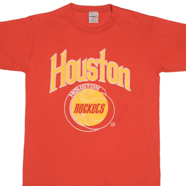 CustomCat Houston Rockets Rocket Retro NBA T-Shirt Red / 2XL