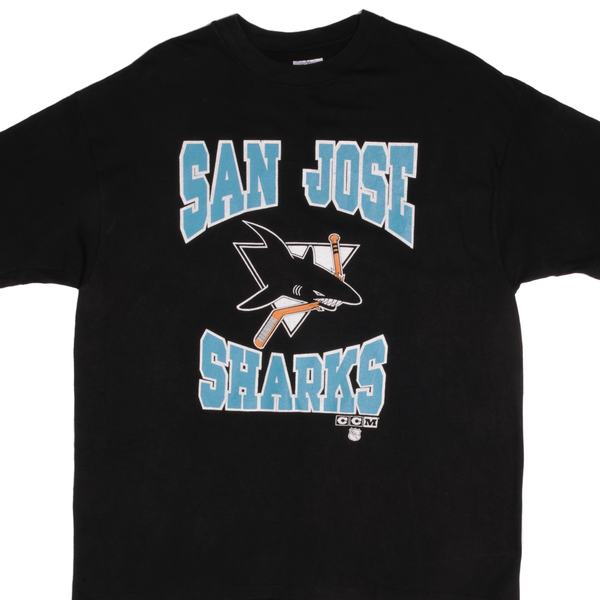 Vintage 1992 San Jose Sharks NHL Graphic T-Shirt / Made In USA / Single  Stitch / NHL Hockey / 90s Streetwear / Sportswear