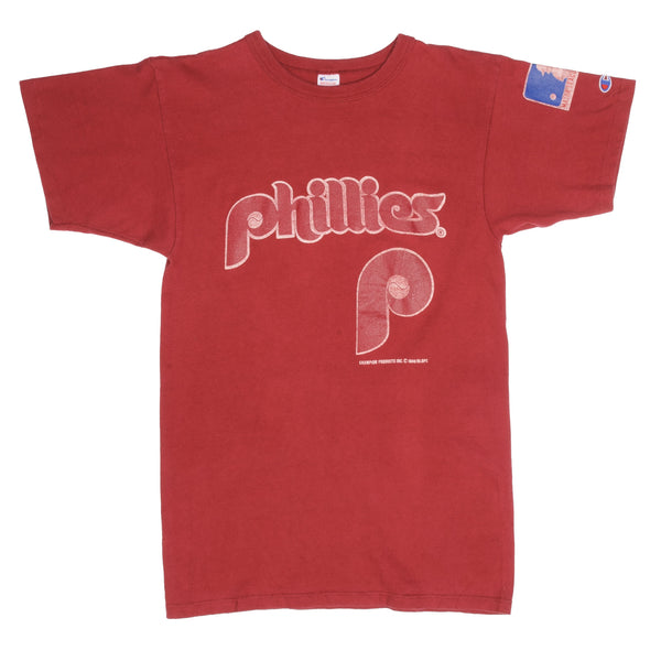 Vintage MLB Philadelphia Phillies Tee Shirt 1993 Size XL Made in USA