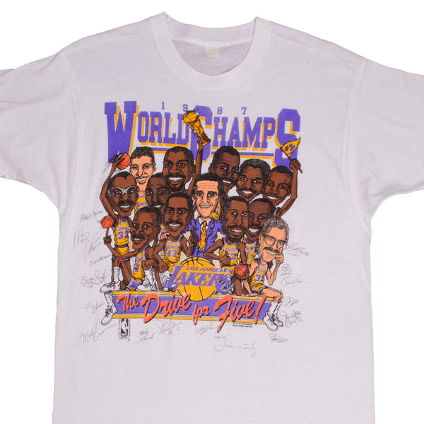 Original 80s 90s Medium LA Lakers Shirt LA Lakers Tee Los 