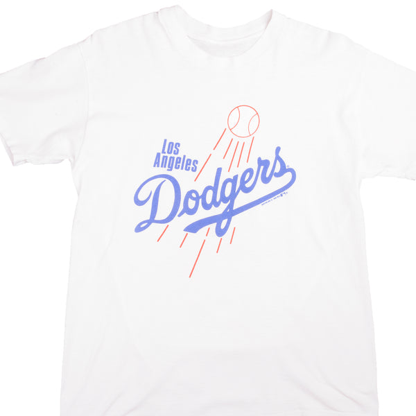 Sports / College Vintage All Over Print MLB Los Angeles Dodgers Nomo 1995 Tee Shirt 2XL Made USA