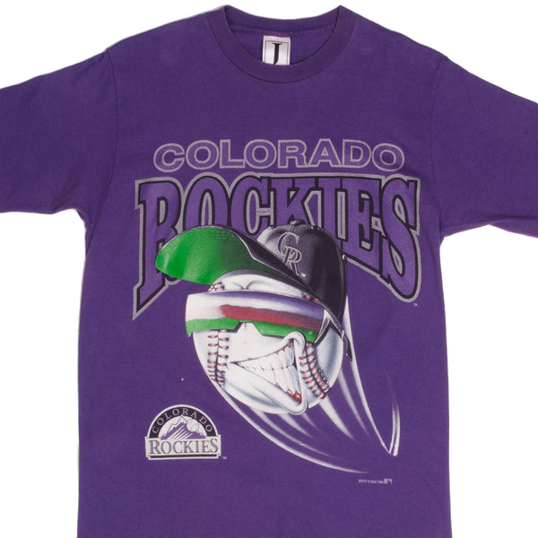 VINTAGE MLB COLORADO ROCKIES TEE SHIRT 1993 SIZE XL DEADSTOCK