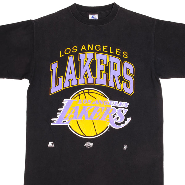 1989 Magic Johnson Los Angeles Lakers Starter NBA T Shirt Size