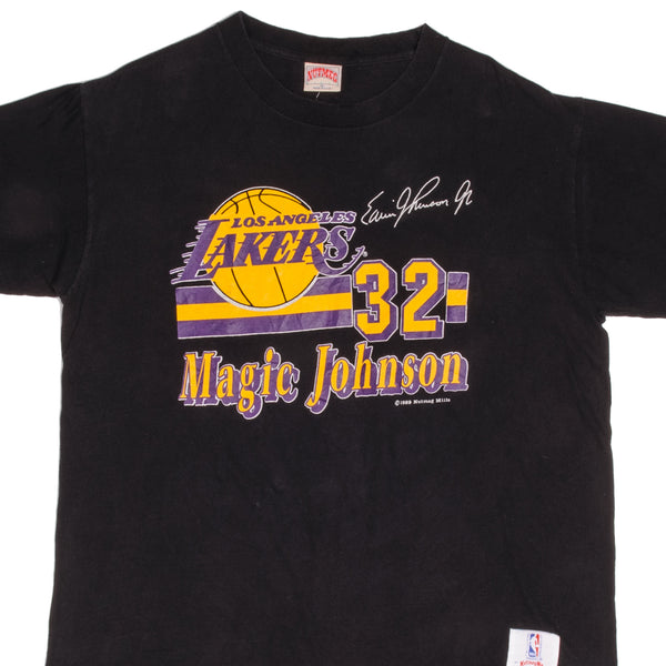 Vintage Orlando Magic NBA Tee Shirt Magic Johnson Jersey Size XL