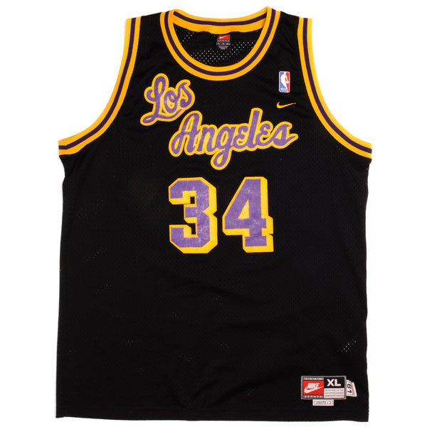 Buy the Reebok Men Gold LA Lakers #34 O'Neal Jersey M