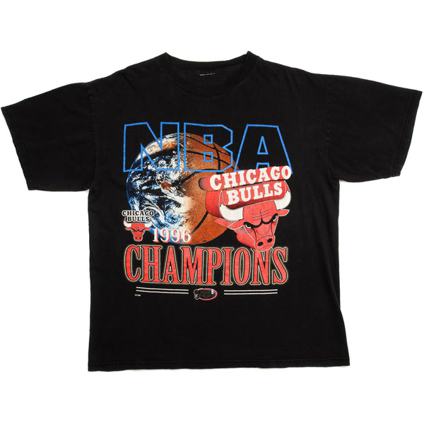 Vintage Chicago Bulls Bootleg Champions Tee Shirt Size Large 1990s