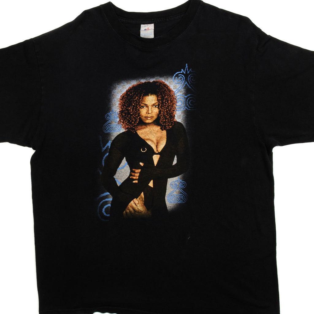 VINTAGE JANET JACKSON THE VELVET ROPE WORLD TOUR 1998 TEE SHIRT