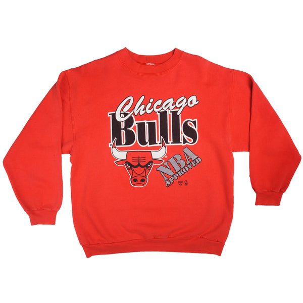 VINTAGE NIKE NBA CHICAGO BULLS SWEATSHIRT 90'S SIZE 2XL MADE IN