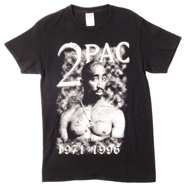 VINTAGE 2PAC RAP 1971 1996 TEE SHIRT 1990s SIZE MEDIUM – Vintage