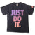 Vintage Nike Just Do It Tee Shirt from 1987 to 1992 Size Medium Made In USA. black