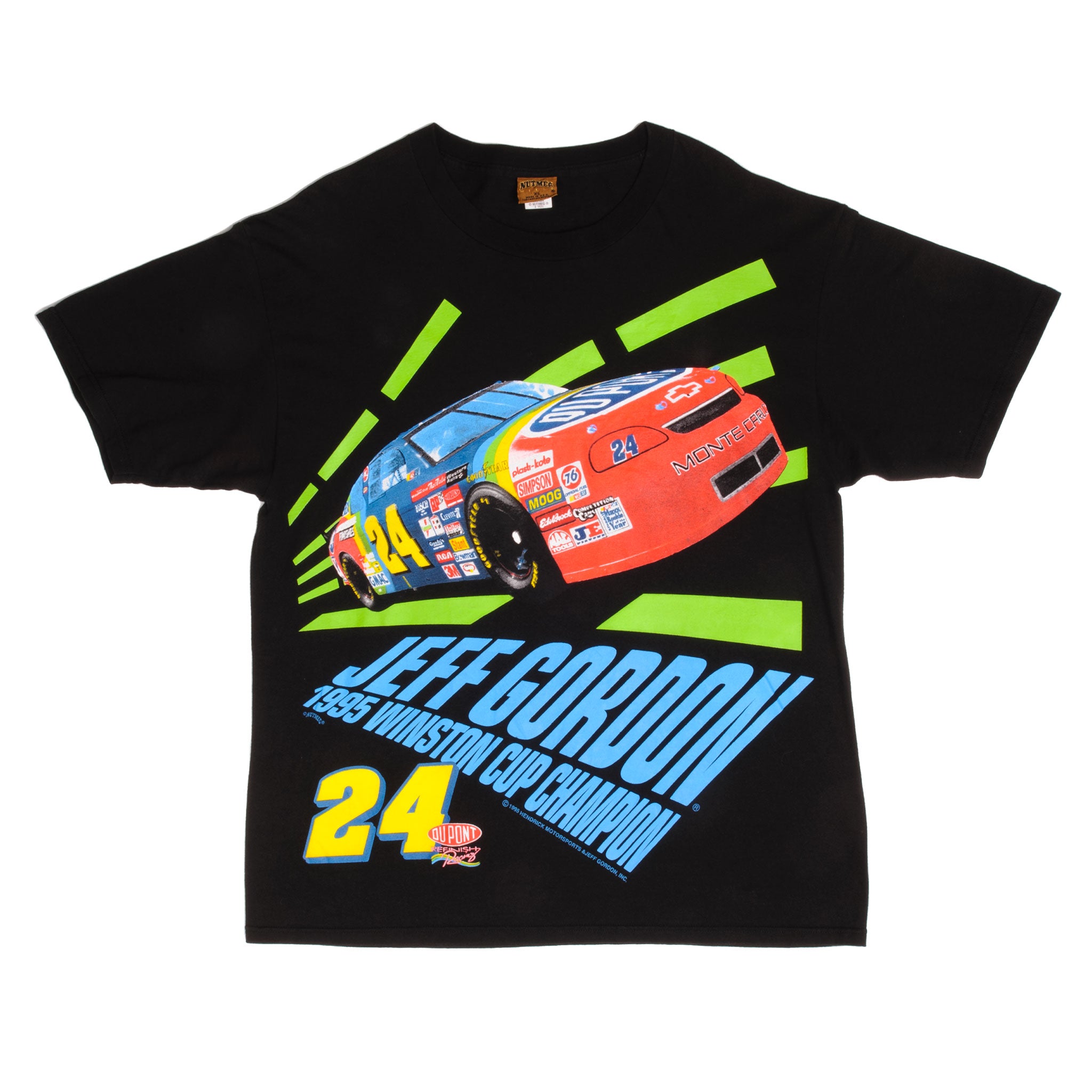 VINTAGE NASCAR JEFF GORDON TEE SHIRT 1995 SIZE XL MADE IN USA