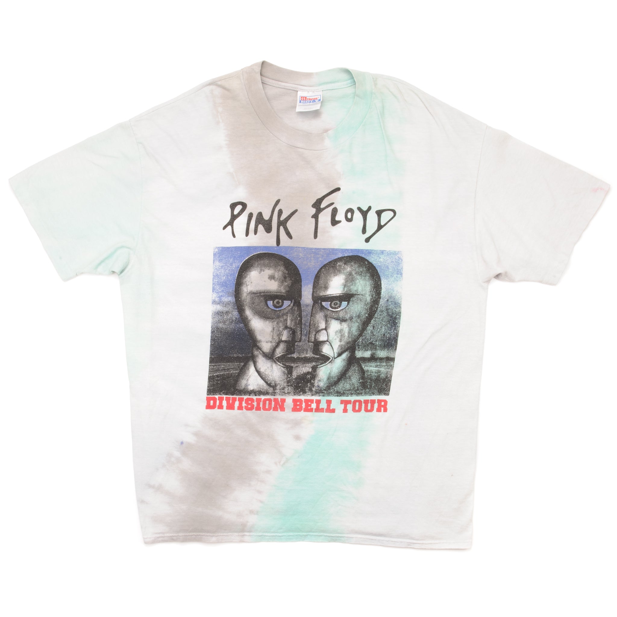 VINTAGE TIE-DYE PINK FLOYD DIVISION BELL TOUR TEE SHIRT 1994 SIZE XL MADE  IN USA