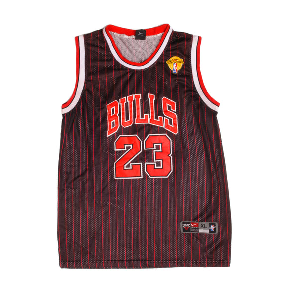 Vintage Nike Jordan Bulls Pinstripe Jersey Men's Medium for Sale in