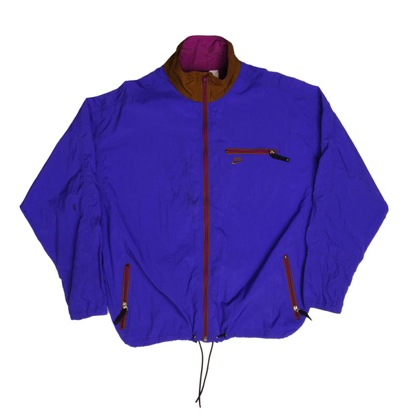 人気が高い old nike 80s track jacket purple XLsize ジャージ