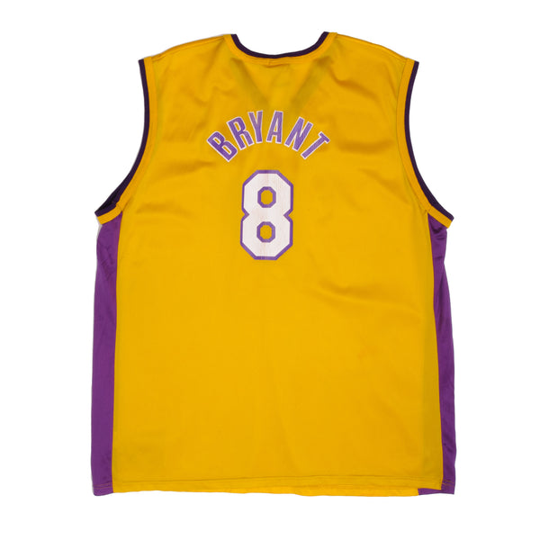 NEW~Kobe Bryant #8 LA Lakers Nike+ Wish Jersey Size- 44 Gold Purple ~Rare