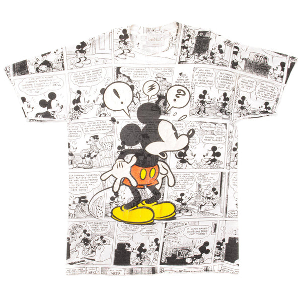 VINTAGE MICKEY MOUSE TEE SHIRT 1990s SIZE LARGE MADE IN USA