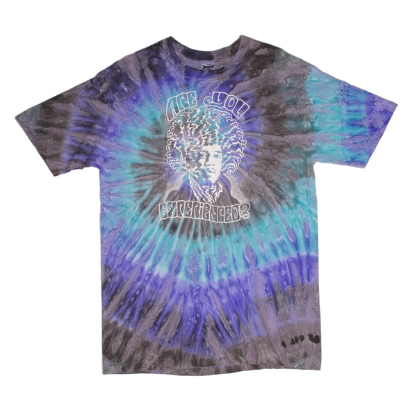 VINTAGE TIE DYE BEN & JERRY'S 1990S LIQUID BLUE TEE SHIRT SIZE XL