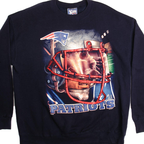 Vintage NFL New England Patriots Sweatshirt 1988 Size XL Made USA