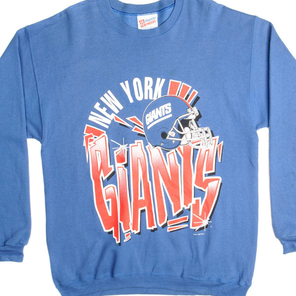Hottertees 90s Helmets Vintage NY Giants Sweatshirt