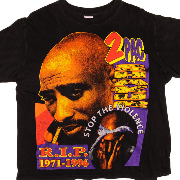 VINTAGE ORIGINAL 2PAC RAP TEE SHIRT 1990s SIZE XL – Vintage rare usa