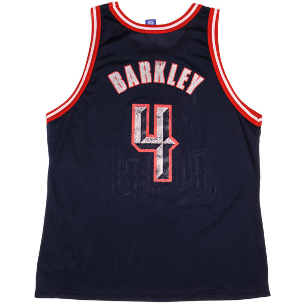 Bootleg Handmade Phoenix Suns Jersey #34 Barkley Custom Patches