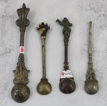 Load image into Gallery viewer, 4 Piece Set of Puja Spoons

