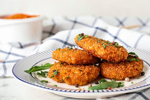 Basil Herb-Crusted Pork Cutlets