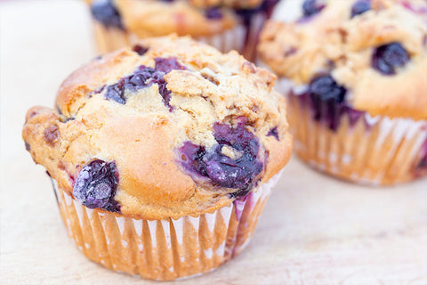 Blueberry Lemon Cream Cheese Muffins