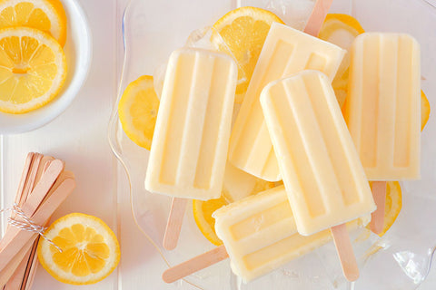 Lemon Greek Yogurt Popsicles