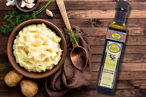 Mashed Potatoes with Truffle Olive Oil