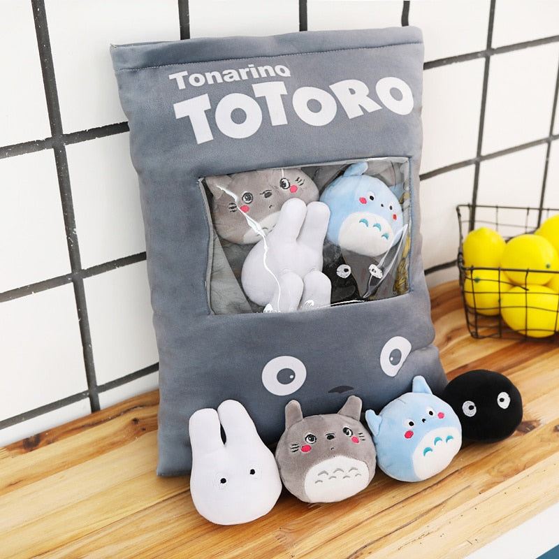 Totoro Plushie Toy Pouch Weeb Stuff