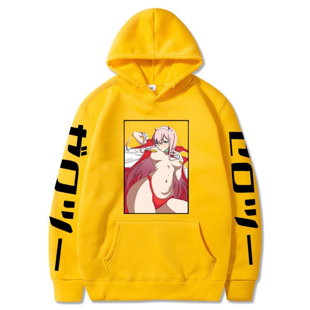 Darling In The Franxx Zero Two Red Thong Hoodie