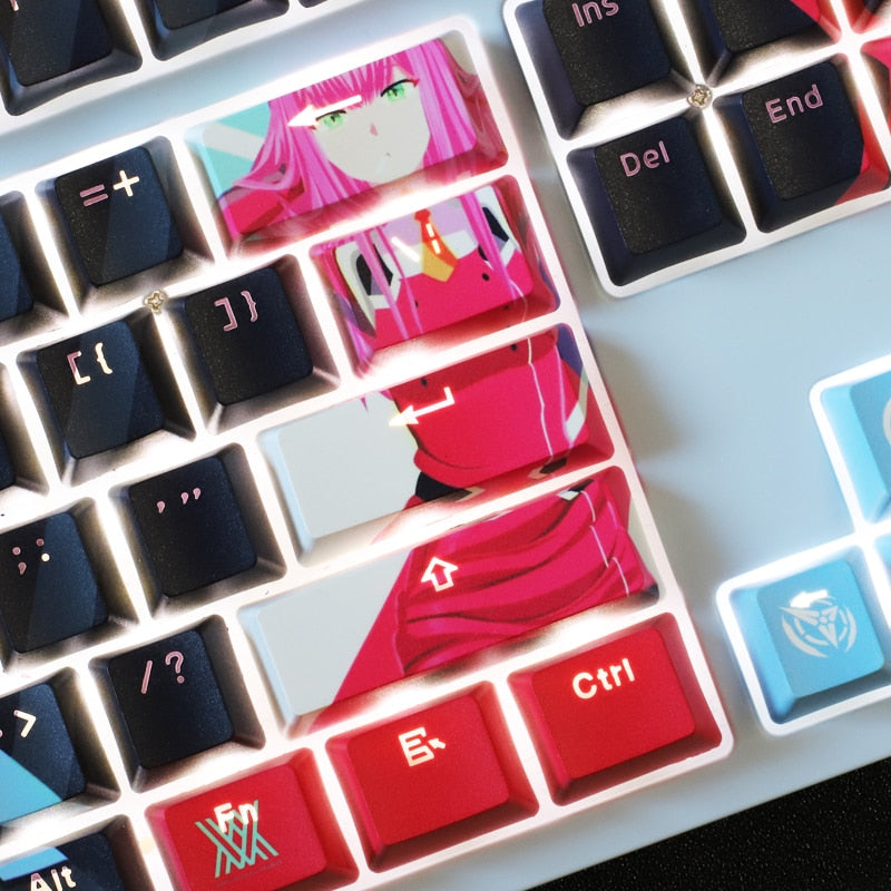 zero two keycap set