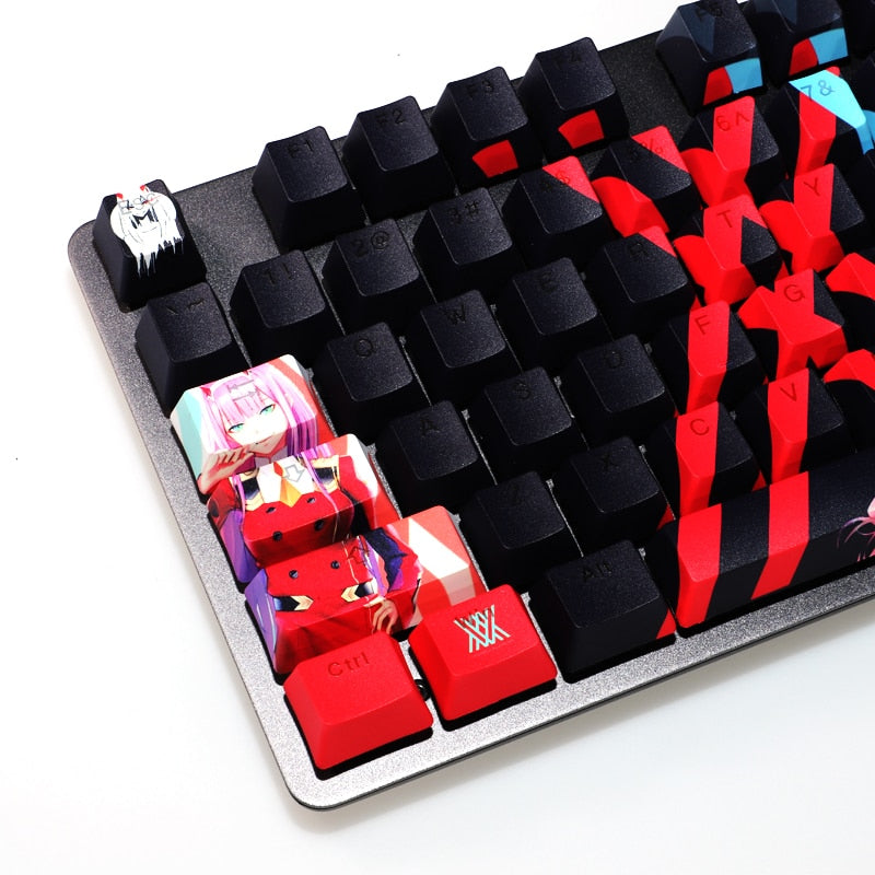 zero two keycap set