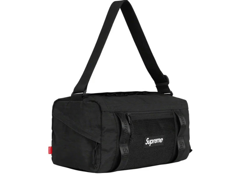 supreme mini duffle bag black