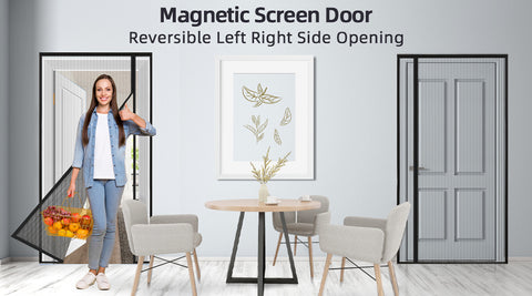 Custom Magic Screen Door, Magic Mesh Custom Sizes