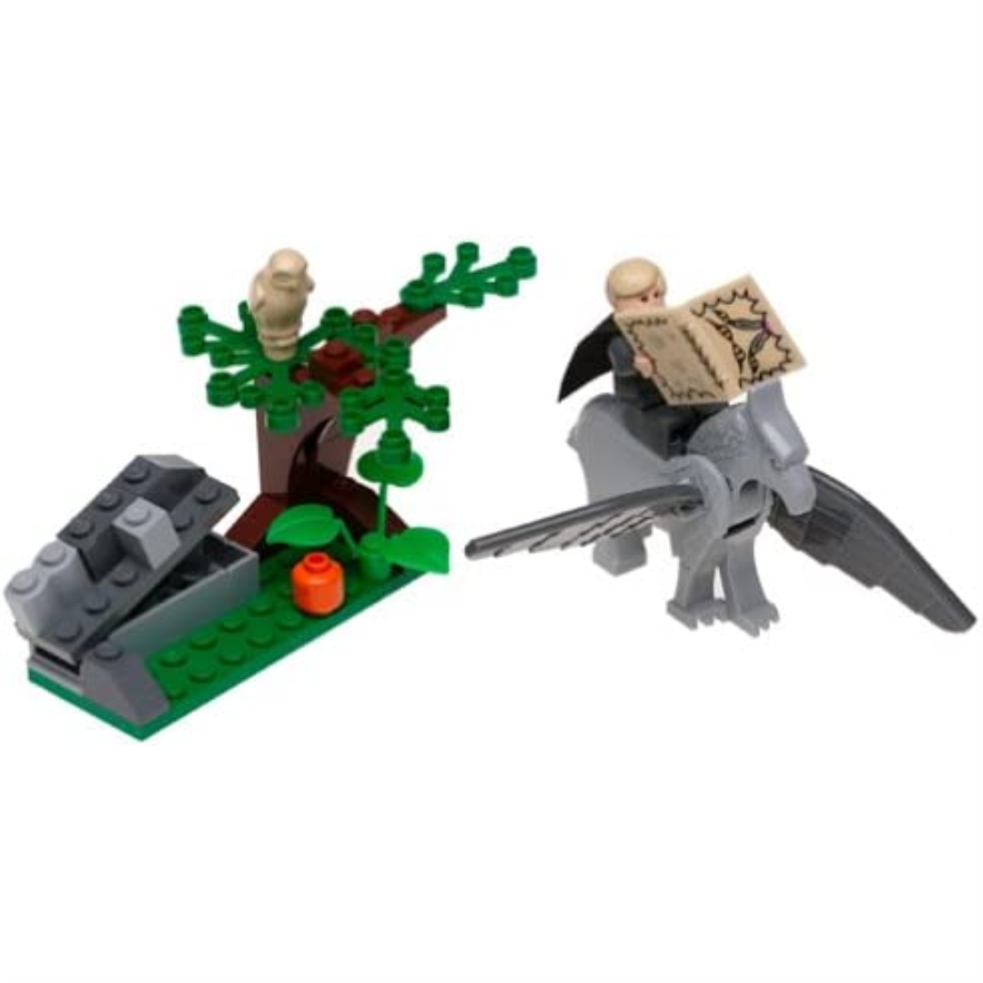 lego harry potter dracos encounter with buckbeak buildable toy