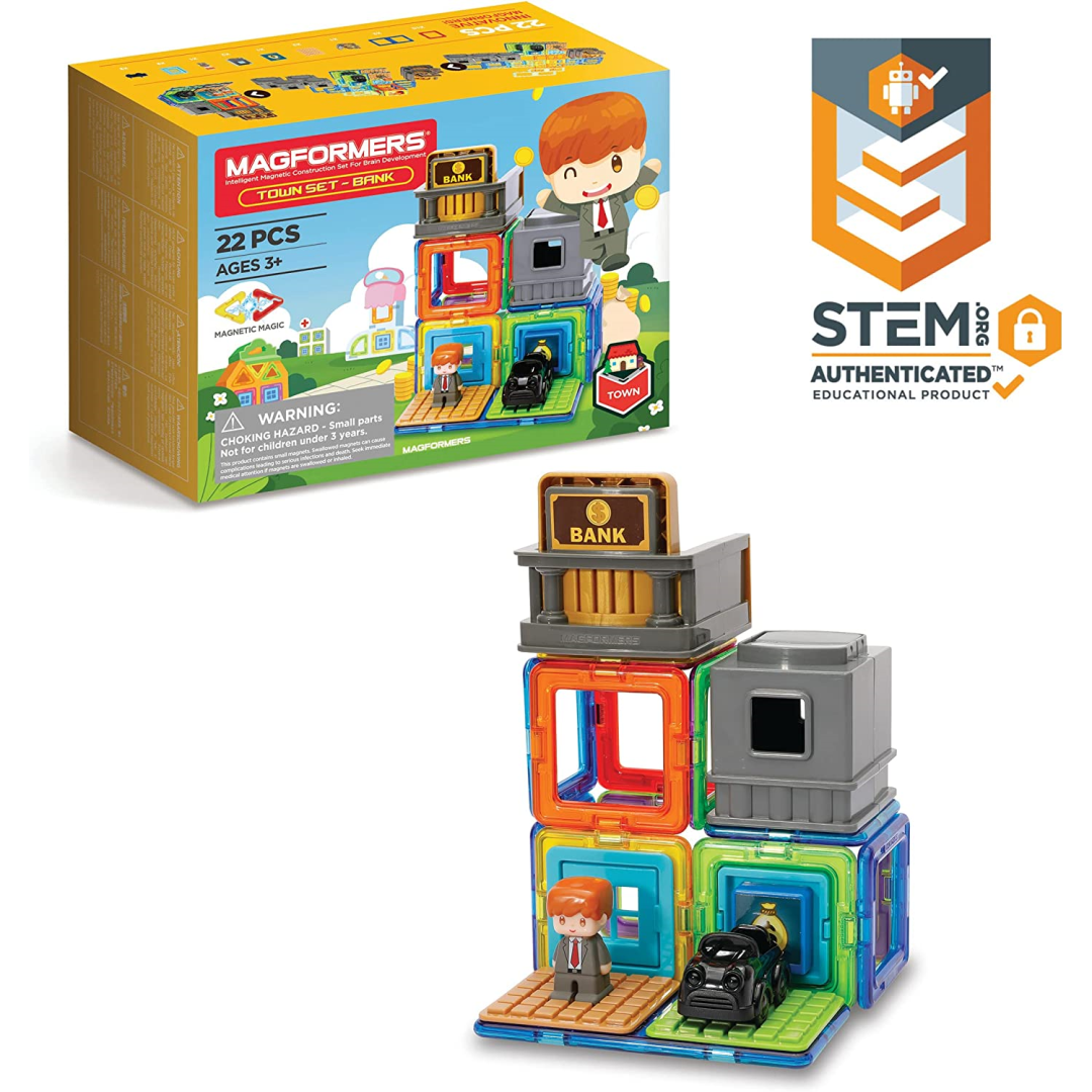 magformers town 22 pice bank set