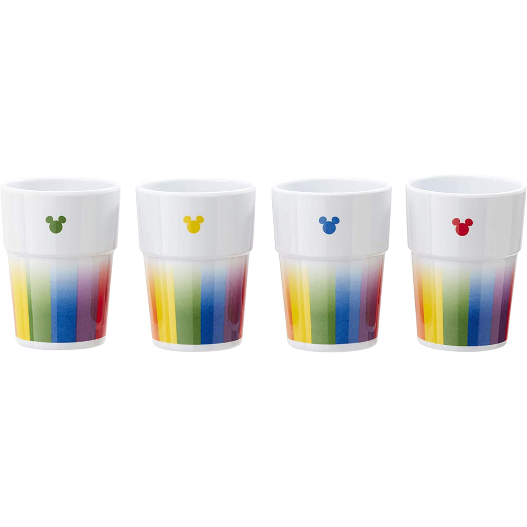 disney mickey mouse melamine tumbler 400ml set of 4