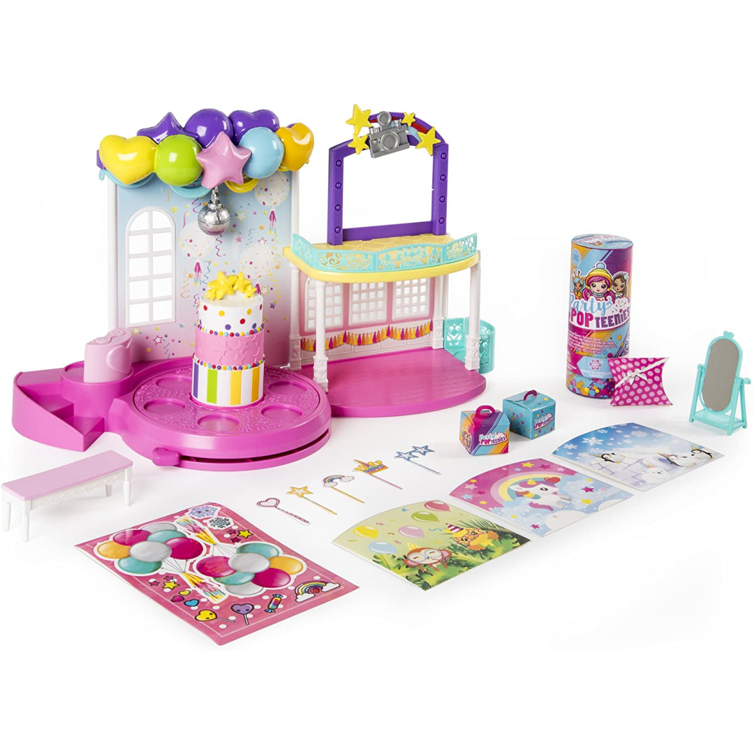 party popteenies surprise party playset