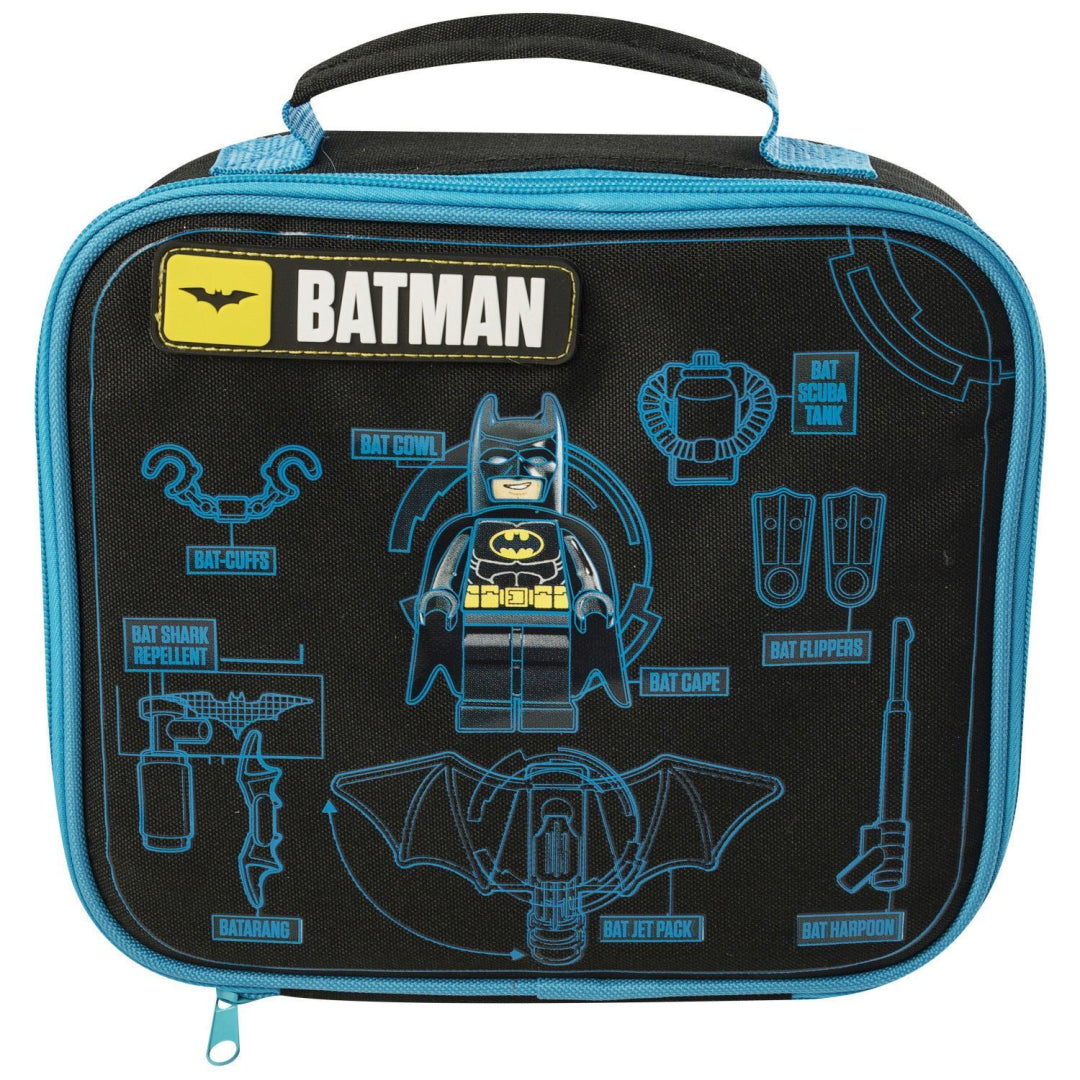 official lego batman movie kids boys insulated lunch bag - box school trips 9027