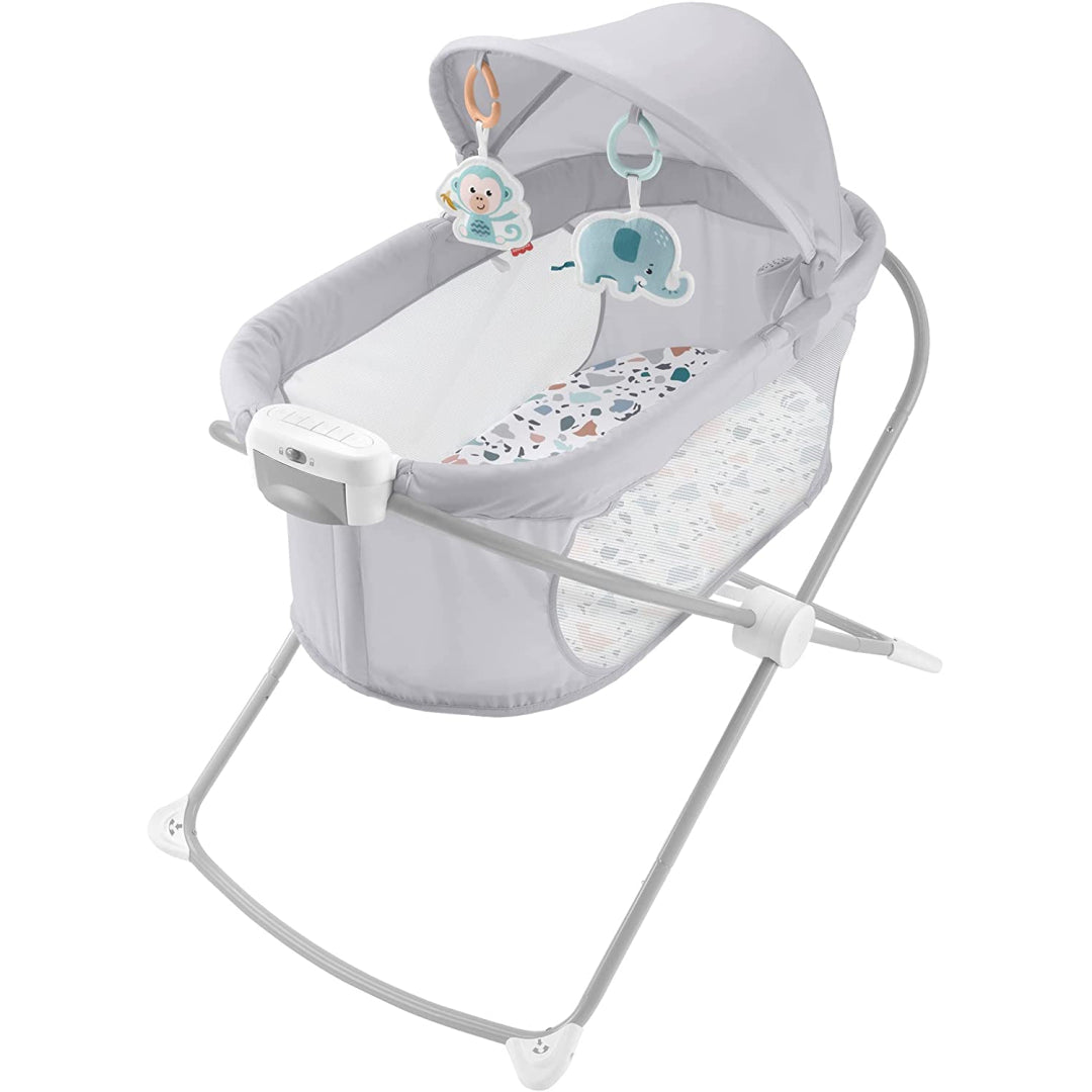 fisher-price soothing view projection bassinet for newborn babies