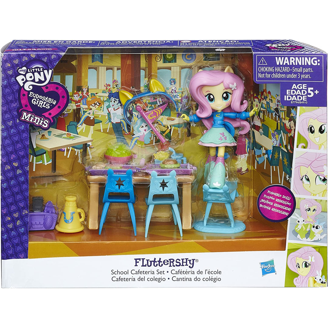 My Little Pony Equestria Girls Minis Fluttershy School Cafeteria Set – Maqio