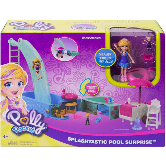 Polly Pocket 2-In-1 Travel Toy Playset, Spin 'N Surprise Smoothie with  Micro Polly & Lila Dolls, Plus 25 Accessories